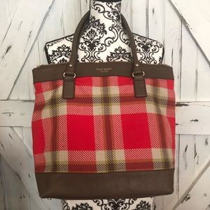 LAST DROP - Plaid Wool Kate Spade Bag ♠️